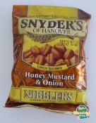 Snyder's Honey Mustard and Onion Nibblers - Tasty But Too Lightly Seasoned 