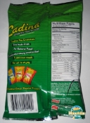 Cadina - Crunchy - Pea - Snack - Basil - Flavor - Bag - Back