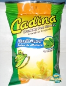 Cadina - Crunchy - Pea - Snack - Basil - Flavor - Bag - Front