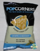 Popcorners - Popped - Corn - Chips - In - White - Cheddar - Bag - Front