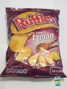 Ruffles Sabor a Jamon - bag - Front