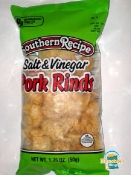 Southern - Recipe - Salt - Vinegar - Pork - Rinds - Bag - Front