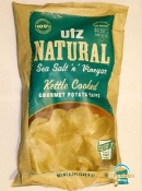 Utz Natural Kettle Cooked Sea Salt and Vinegar - Bag - Front