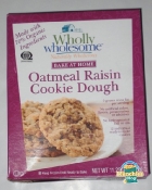 Wholly - Wholesome - Oatmeal - Raisin - Cookie - Dough - Box - Front
